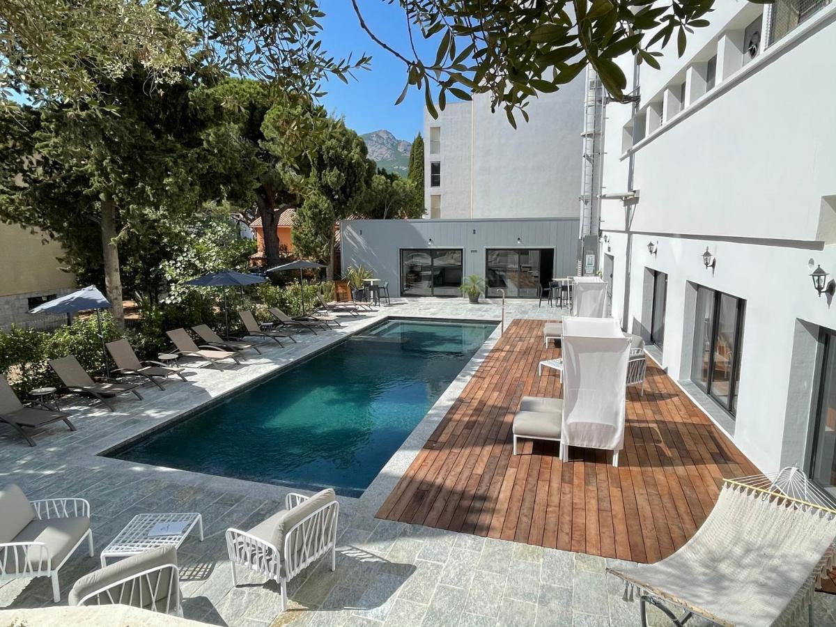Best Western Hotel Casa Bianca, Piscine Interieure Et Exterieure Calvi  Ngoại thất bức ảnh